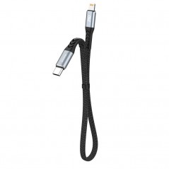 Dudao USB-C till Lightning-kabel 23 cm längd med stöd för PD 20 Watt