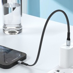 Dudao USB-C till Lightning-kabel 23 cm längd med stöd för PD 20 Watt