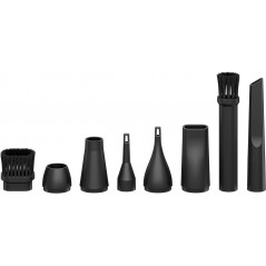 Tryckluft för rengöring - Goobay batteridriven handhållen dammblåsare 100W med 8 munstycken