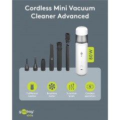 Vacuum Cleaner - Goobay batteridriven minidammsugare och dammblåsare 80W