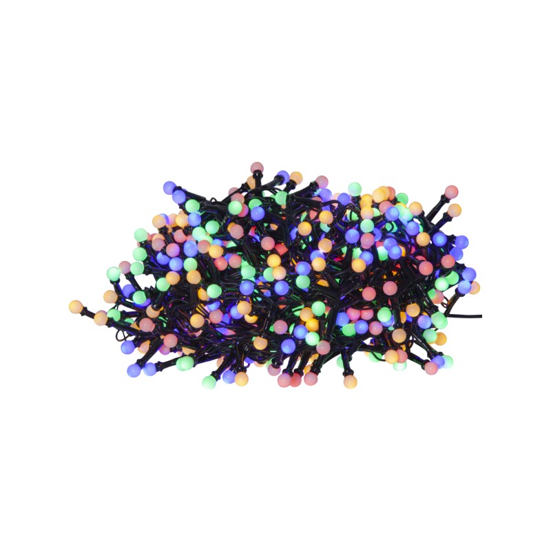 Light string - 14 meters ljusslinga för utomhusbruk med 700st färgade LED-lampor