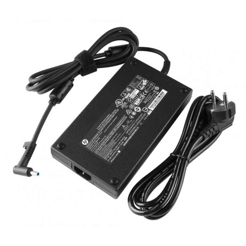 HP charger - HP original datorladdare 200 Watt BlueTip 4.5x3.0mm med strömkabel