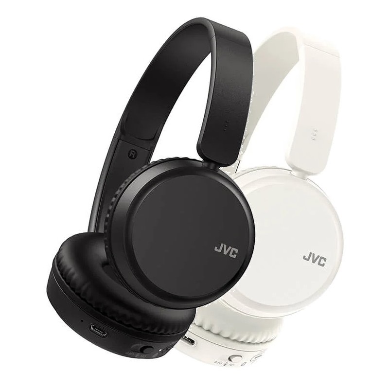 Bluetooth Earphones - JVC on-ear trådlösa Bluetooth-hörlurar och headset (svarta/vita)
