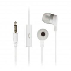 Kitsound in-ear hörlurar & headset med 3.5 mm kontakt och platt kabel