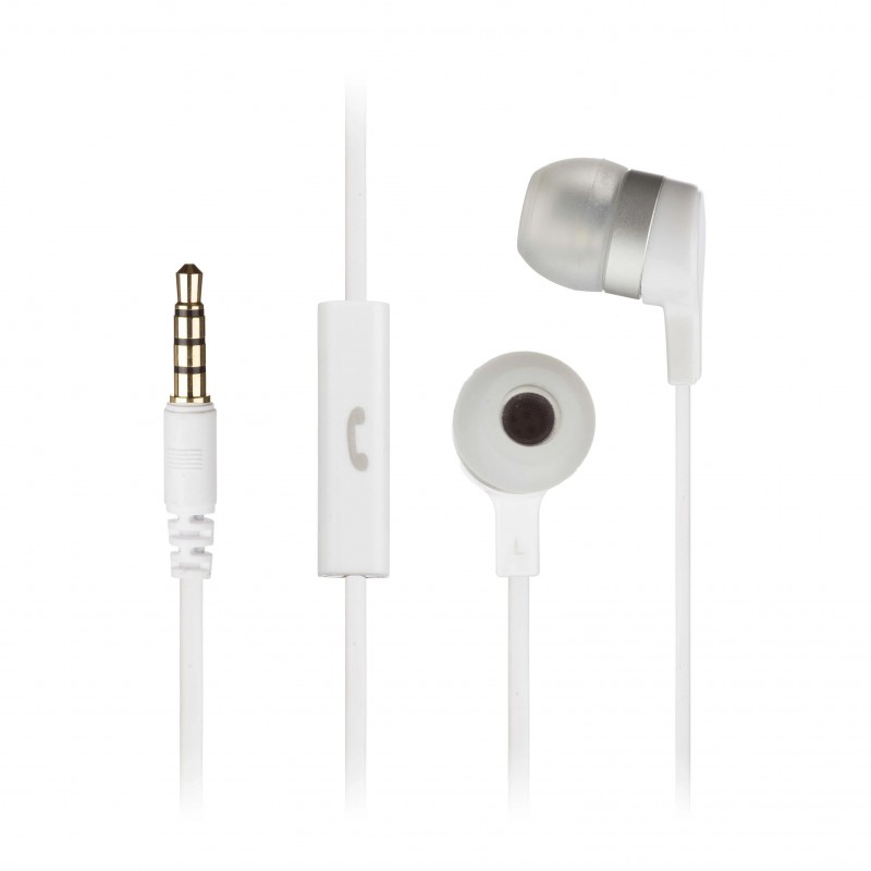 In-ear - Kitsound in-ear hörlurar & headset med 3.5 mm kontakt och platt kabel