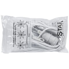 Julsaker och julpynt - Lamphållare sockel E14 med 3.5 meters sladd till adventsstjärna