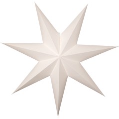 Adventsstjärna / julstjärna i papper 90 cm
