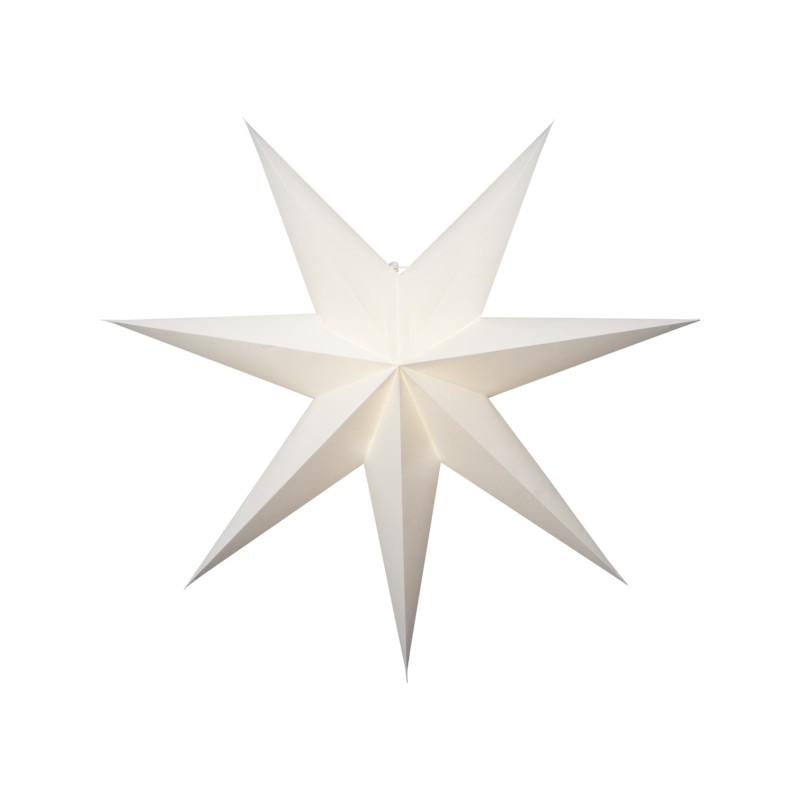 Julsaker och julpynt - Adventsstjärna / julstjärna i papper 75 cm