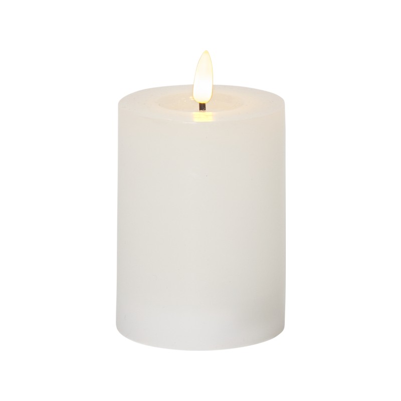 LED-ljus - LED-ljus 12.5 cm med äkta vax och realistisk låga