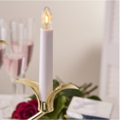 3-pack LED-lampa sockel E10 för adventsljusstakar, julgransbelysning etc