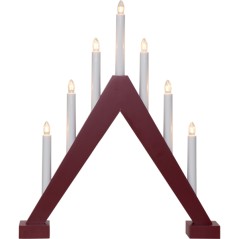 Adventsljusstake 47 cm med 7 lampor
