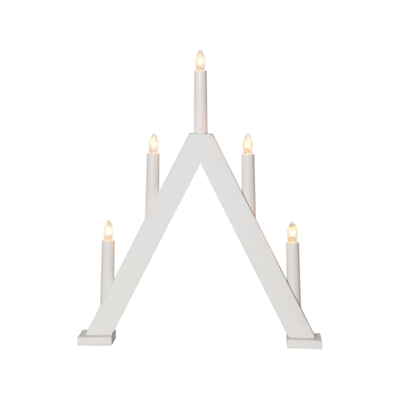 Julsaker och julpynt - Adventsljusstake 41 cm med 5 lampor