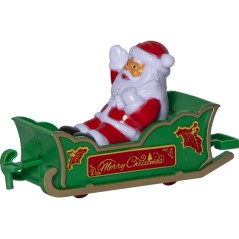 Julsaker och julpynt - Leksakståg med tomte för julgranen