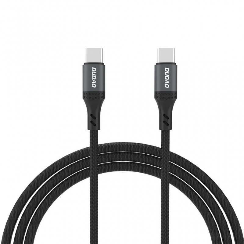 Data cable and adapter - Dudao flätad USB-C till USB-C-kabel 1.2 meter 60W