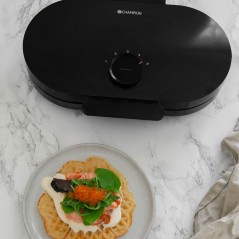 Waffle Iron - Champion dubbelt våffeljärn på 1600W