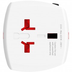 Travel Accessories - Skross reseadapter för anslutning till utländska eluttag i 220 länder