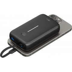 Portable Batteries - Goobay powerbank 20000 mAh 30W med inbyggd USB-C-kabel och 1x USB-C, 1x USB