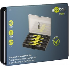 Screwdriver & kit - Goobay set med 7 precisionsskruvmejslar