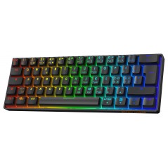 Deltaco superkompakt 60% mekaniskt gamingtangentbord med RGB-belysning