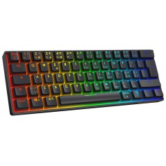 Backlit Gaming Keyboards - Deltaco superkompakt 60% mekaniskt gamingtangentbord med RGB-belysning