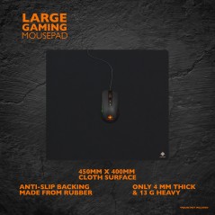 Gaming mouse pad - Deltaco Gaming gamingmusmatta Large 45x40 cm