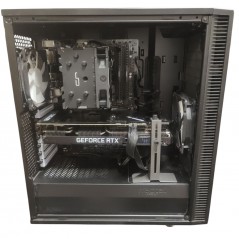 Used gaming computers - FD Define C gamingdator med Intel i7 16GB 512GB SSD + 1TB HDD RTX3060 Win11 Pro (beg)