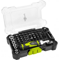 Screwdriver & kit - Goobay skruvmejselset och bitsset med 43 delar