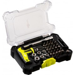 Goobay ergonomiskt skruvmejselset och bitsset med 30 delar