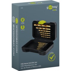 Drilling machine & Screw driver - Goobay borrset med 15 delar för metall