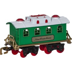 Julsaker och julpynt - Leksakståg med tomte för julgranen (fyndvara)