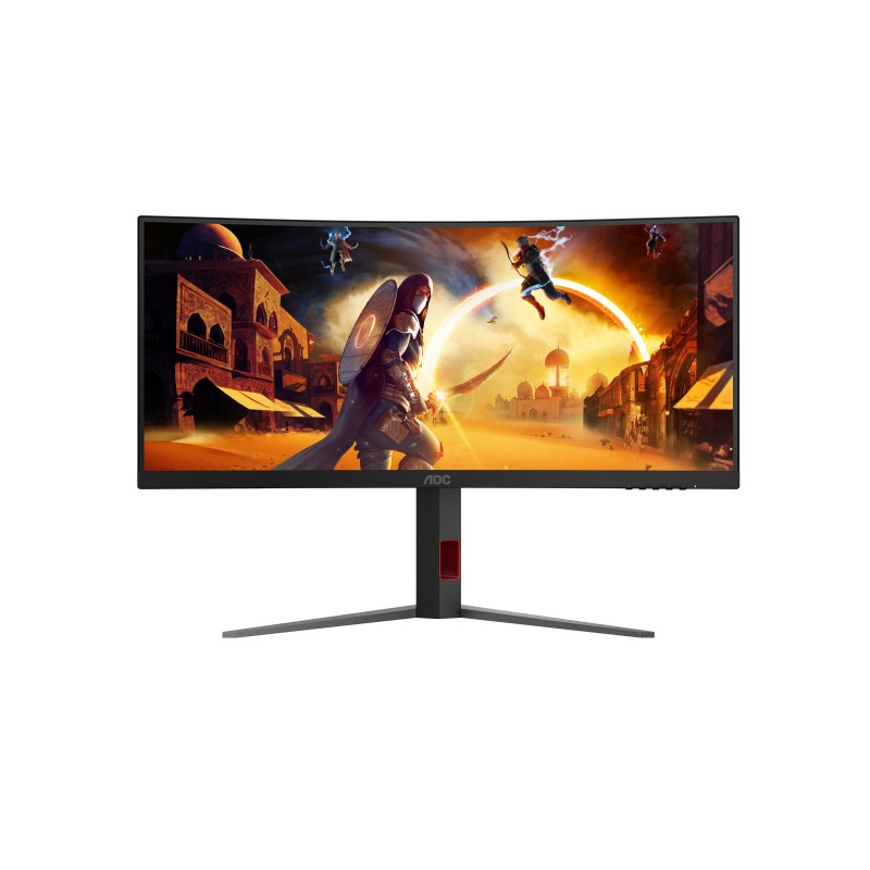 Computer monitor 25" or larger - AOC CU34G4 Gaming 34" välvd ultrabred skärm 3440 x 1440 i 180 Hz