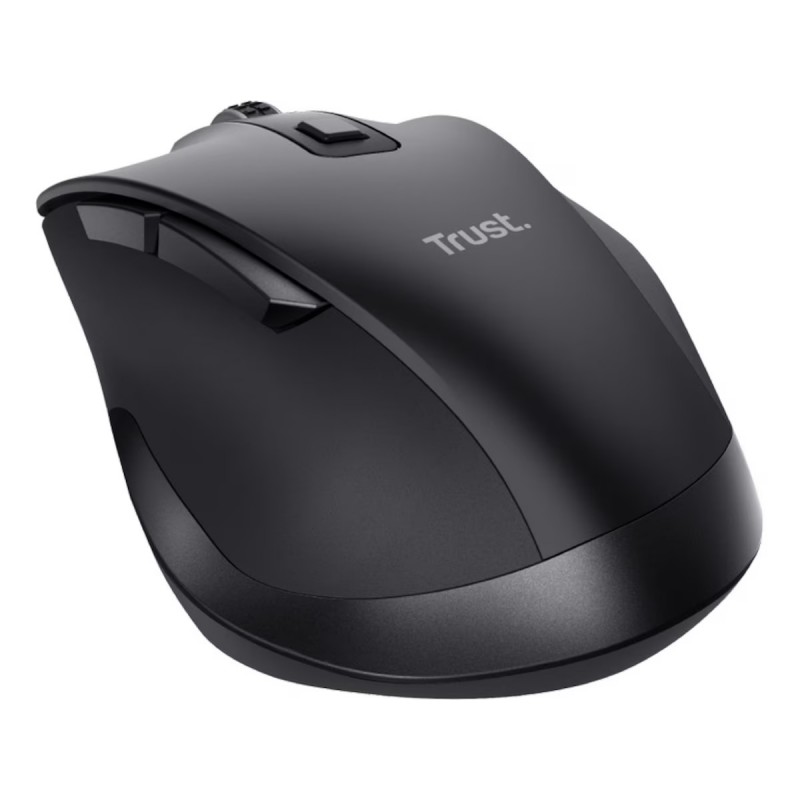 Wireless mouse - Trust Fyda ECO trådlös mus med sidoknappar och laddningsbart batteri