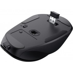 Wireless mouse - Trust Fyda ECO trådlös mus med sidoknappar och laddningsbart batteri