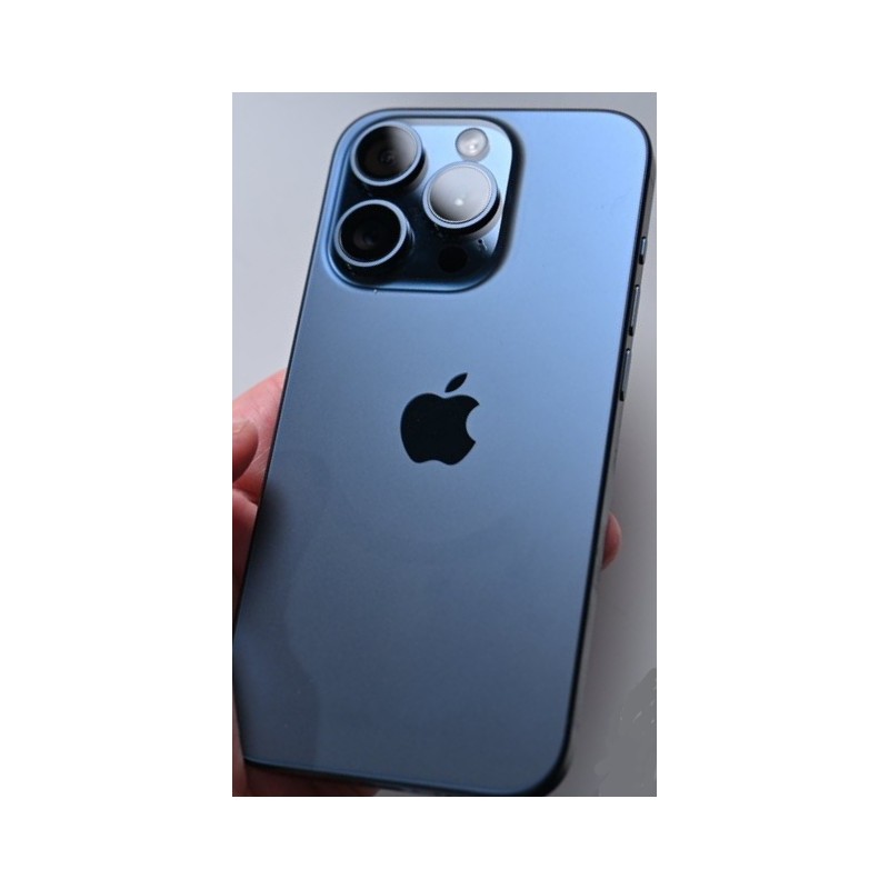 Used iPhone - iPhone 15 Pro 256GB Blue Titanium med 1 års garanti (beg)
