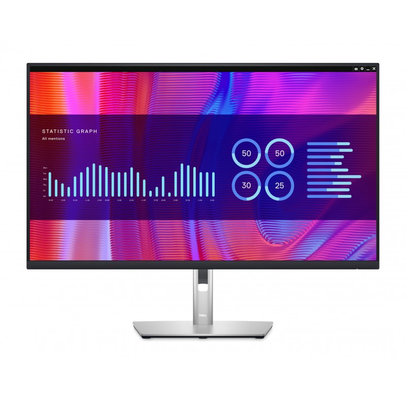 Used computer monitors - Dell P3223DE 32" 2560 x 1440 LED-skärm med IPS-panel och USB-C 90W (beg)