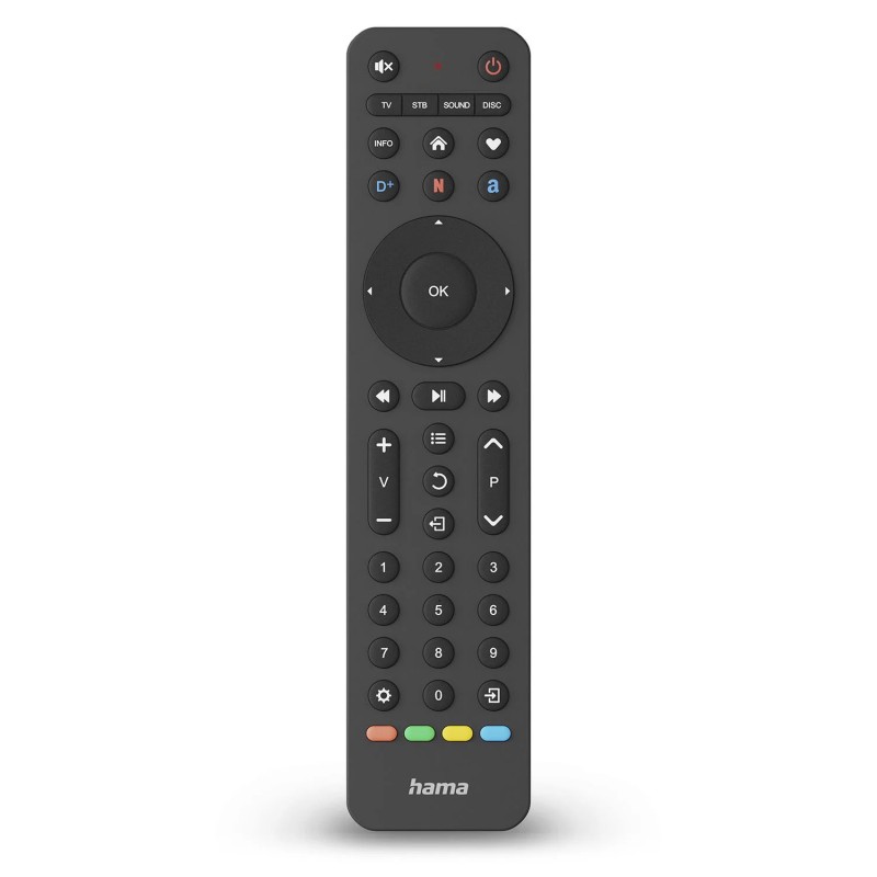 TV-supplies - Hama universalfjärrkontroll för TV och tre andra enheter