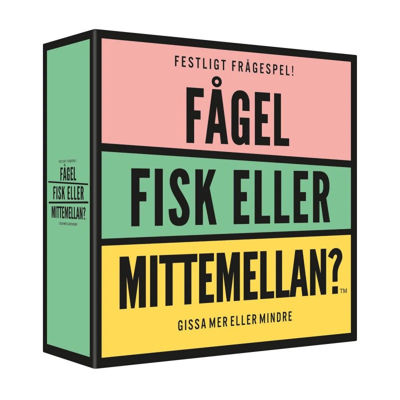 Games & Minigames - Frågespelet Fågel fisk eller mittemellan från Kylskåpspoesi