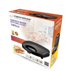 Sandwhich Toaster - Esperanza smörgåsgrill med 1000W effekt