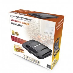 Sandwhich Toaster - Esperanza smörgåsgrill med 1000W effekt