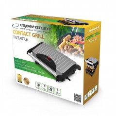 Electric Grill - Esperanza elektrisk grill med 750 W effekt Grillyta om 23 x 14.5 cm