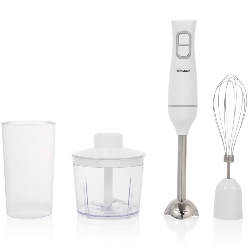 Blender & Mixer - Tristar stavmixer i set med ballongvisp och hackare (fyndvara)
