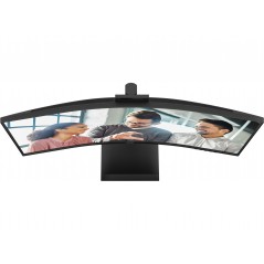 Computer monitor 25" or larger - AOC CU34E4CW 34" Välvd ultrabred skärm med USB-C PD 90W KVM-switch och webcam