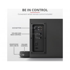 Computer Speaker - Trust Yuri 2.1 datorhögtalare med subwoofer (60W RMS)