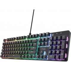 Trust mekaniskt gamingtangentbord med RGB-bakgrundsbelysning | Trus...
