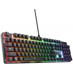 Trust mekaniskt gamingtangentbord med RGB-bakgrundsbelysning | Trus... Gaming keyboard - Trust mekaniskt gamingtangentbord med RGB-bakgrundsbelysning