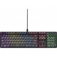 Trust mekaniskt gamingtangentbord med RGB-bakgrundsbelysning | Trus... Gaming keyboard - Trust mekaniskt gamingtangentbord med RGB-bakgrundsbelysning