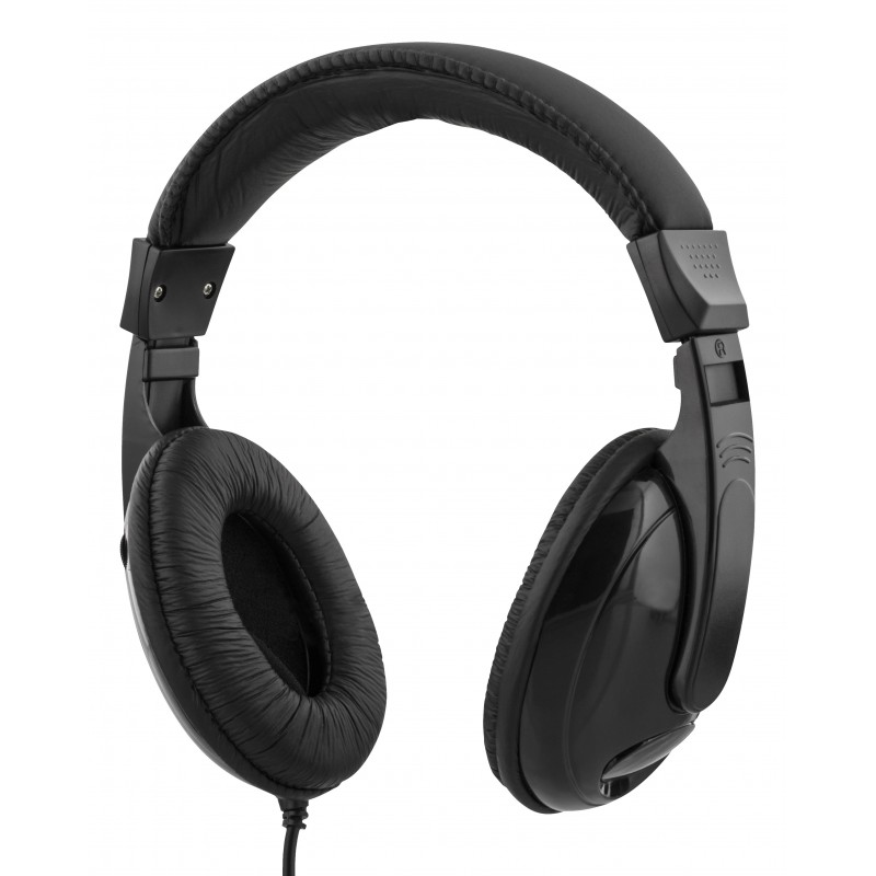 On-ear - Deltaco over-ear hörlurar med USB-C