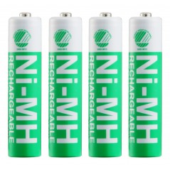 Battery & Battery testers - Deltaco USB-driven batteriladdare (4-6h) inklusive 4x AAA-batterier
