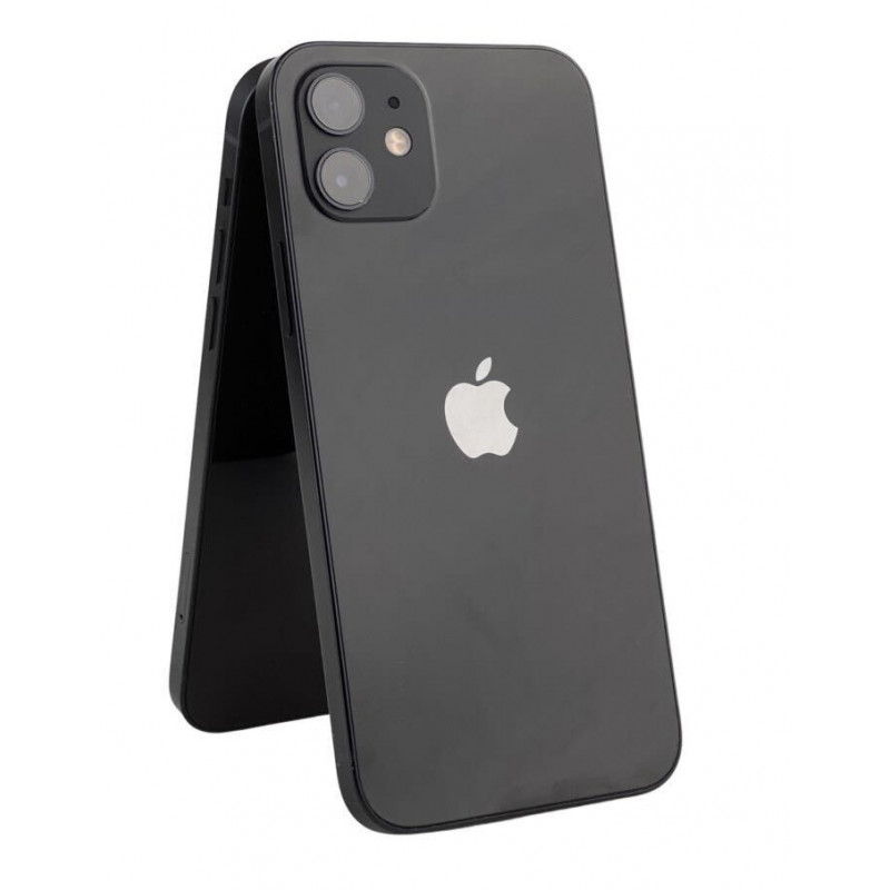 Used iPhone - iPhone 12 64GB 5G Svart med 1 års garanti (beg med nytt batteri)