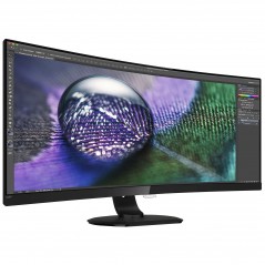 Philips 34" välvd skärm 3440x1440 med USB-C 65W PD (beg)